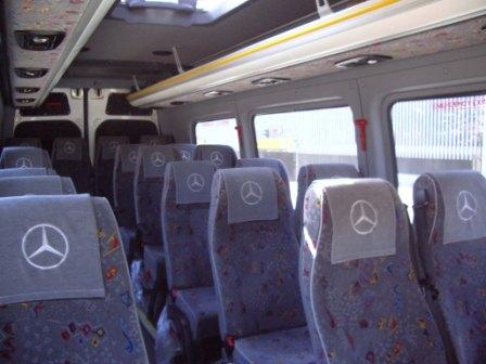 Mikroautobusu noma Rīgā Mercedes-Benz Sprinter 16, 17, 20 sēdvietas (LUX, biznesa klases mikroautobusi)